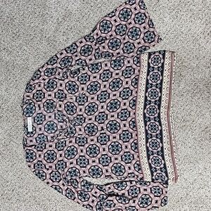 Abercrombie & Fitch Multicolor Patterned Top